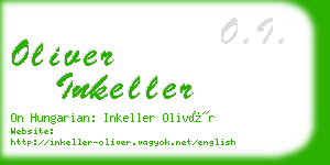 oliver inkeller business card